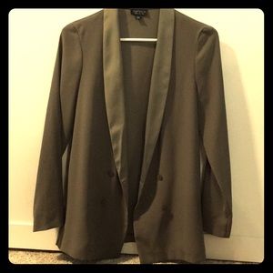 Olive green TopShop blazer